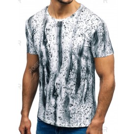 Ink Splatter Short Sleeve T Shirt - S